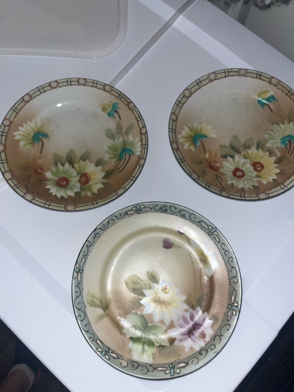 Vintage Nippon Hand painted 3 pc Set - read description